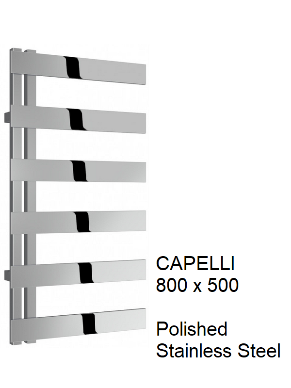 Capelli Stainless Steel Towel Rail 1525 x 500